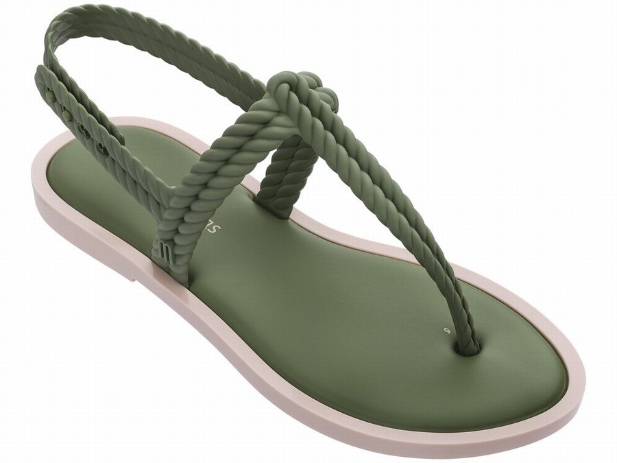 Sandalias Melissa Salinas Flash Mujer - Kaki - Argentina UJG-501923